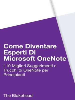 cover image of Come diventare esperti di  Microsoft OneNote 2013